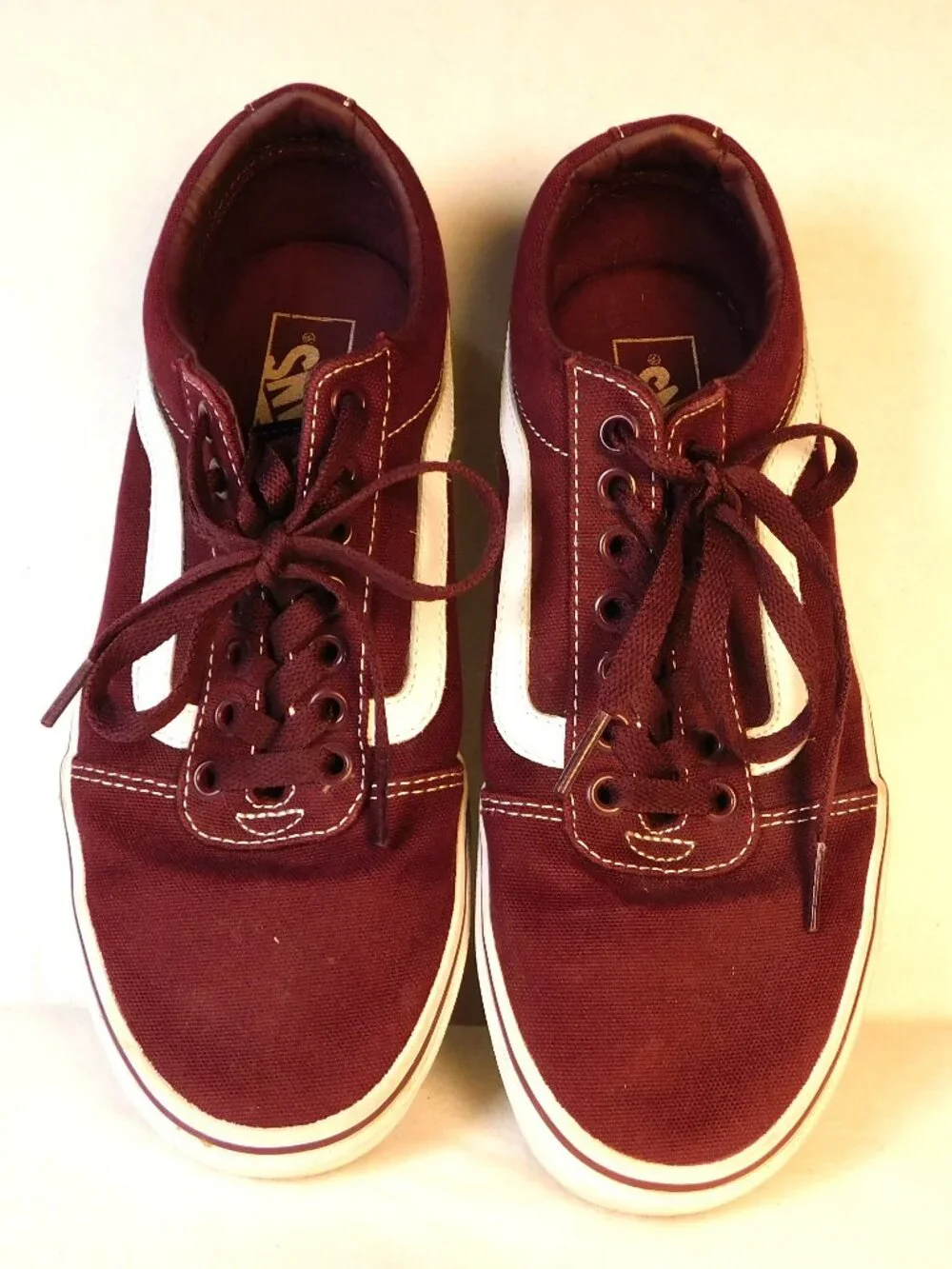 Vans Ward Men's Size 8 Old Skool Skate Shoes Sneakers Port Royale/White # 500714